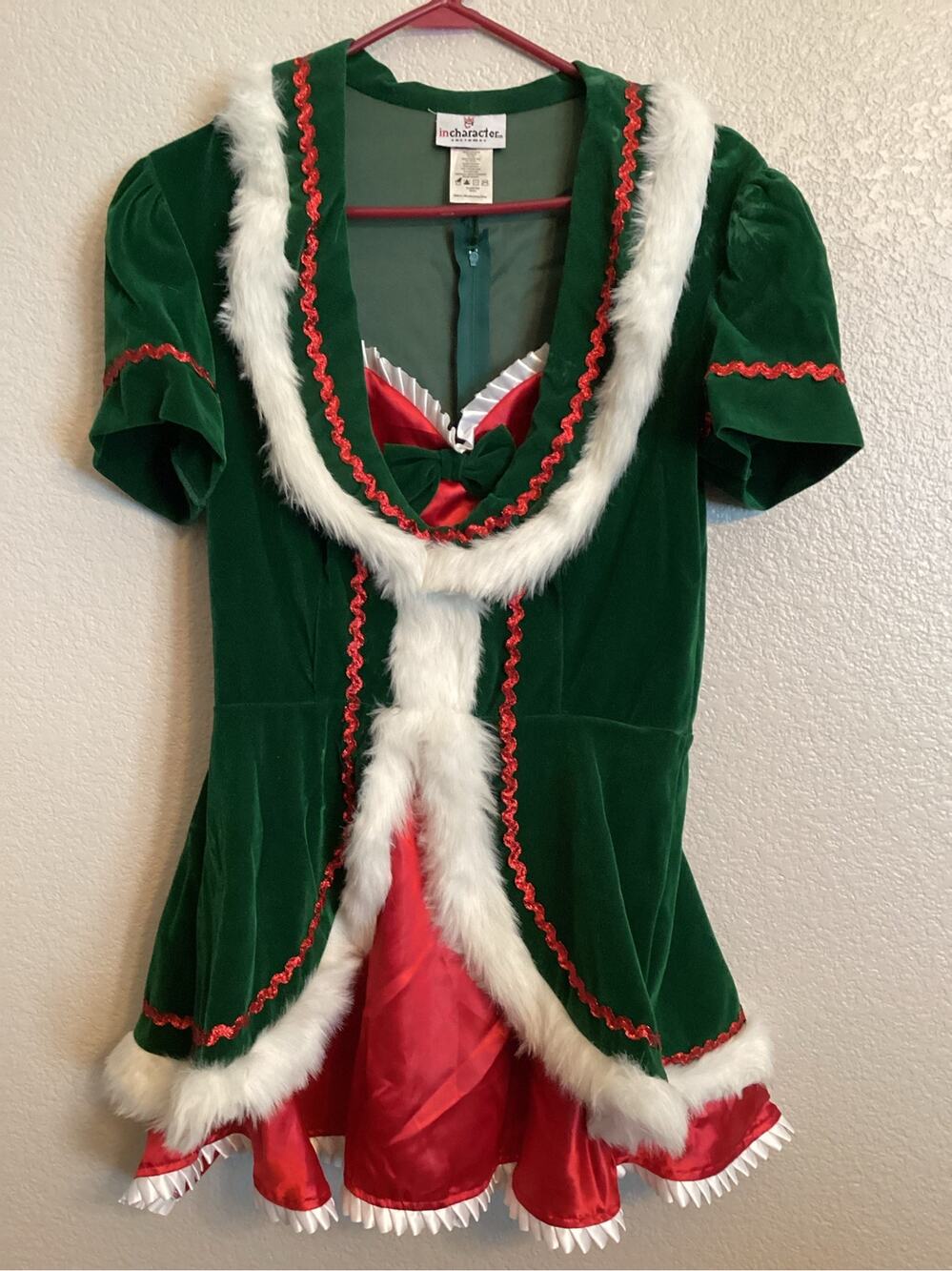 NIB Holiday Honey Christmas Costume by InCharacter Costumes Sz L